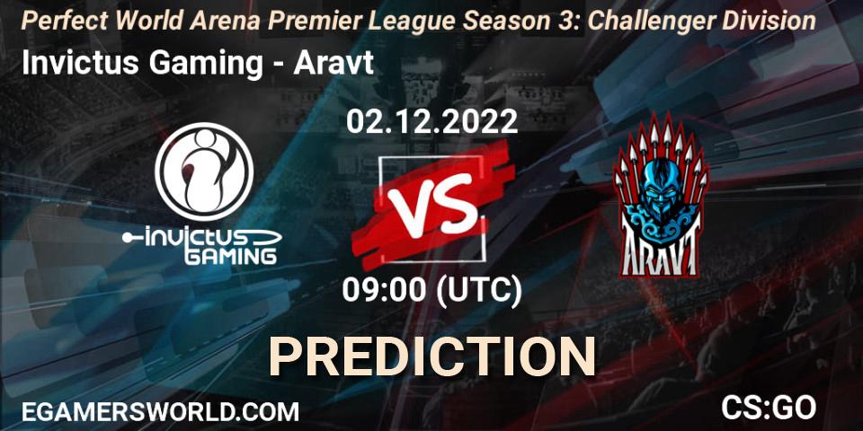 Invictus Gaming vs Aravt: Betting TIp, Match Prediction. 02.12.22. CS2 (CS:GO), Perfect World Arena Premier League Season 3: Challenger Division