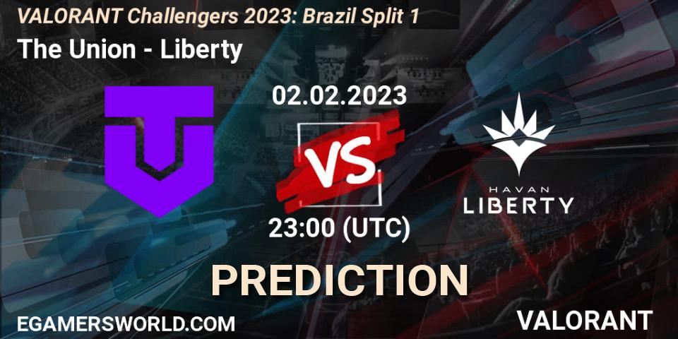 The Union vs Liberty: Betting TIp, Match Prediction. 02.02.23. VALORANT, VALORANT Challengers 2023: Brazil Split 1