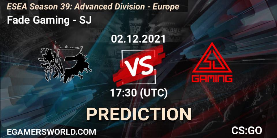 Fade Gaming vs SJ: Betting TIp, Match Prediction. 02.12.21. CS2 (CS:GO), ESEA Season 39: Advanced Division - Europe