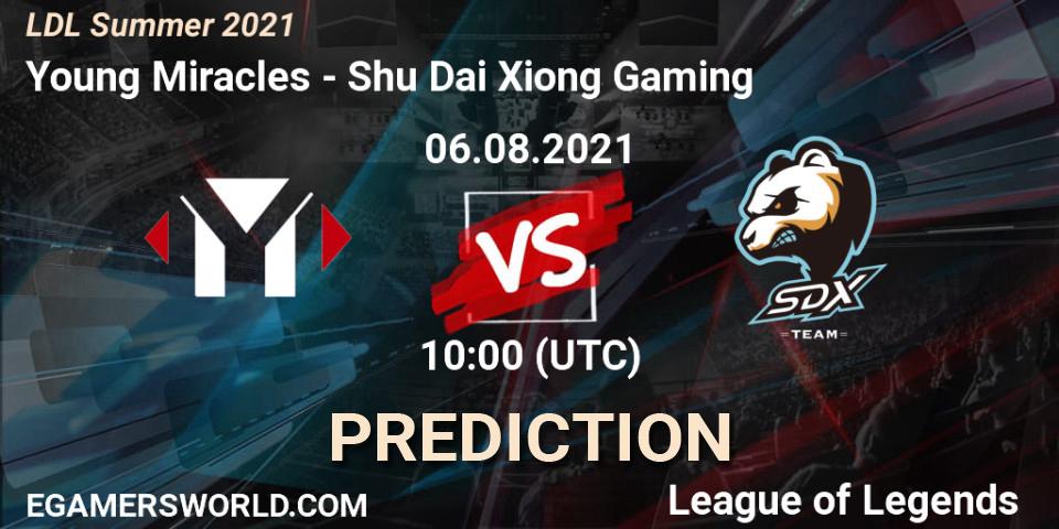 Young Miracles vs Shu Dai Xiong Gaming: Betting TIp, Match Prediction. 06.08.21. LoL, LDL Summer 2021