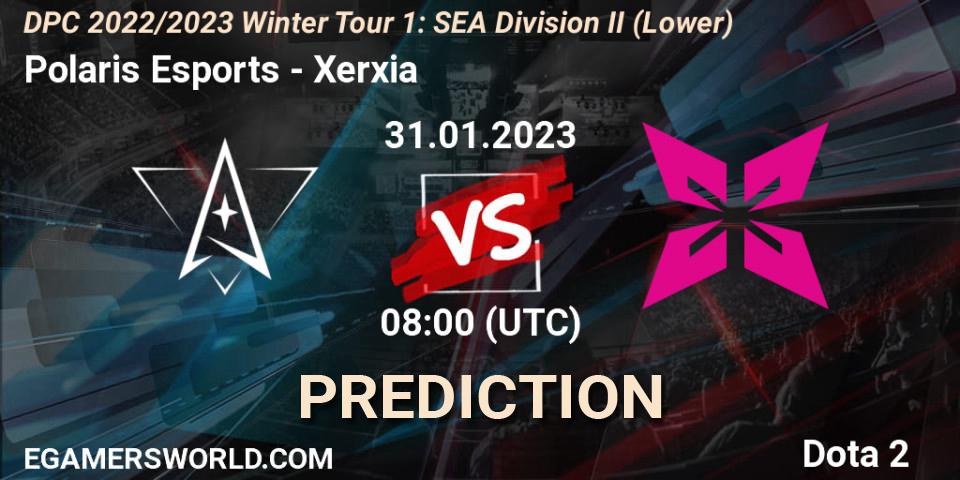 Polaris Esports vs Xerxia: Betting TIp, Match Prediction. 01.02.23. Dota 2, DPC 2022/2023 Winter Tour 1: SEA Division II (Lower)