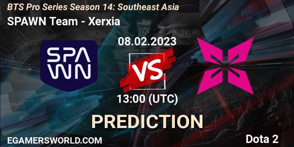 SPAWN Team vs Xerxia: Betting TIp, Match Prediction. 09.02.23. Dota 2, BTS Pro Series Season 14: Southeast Asia
