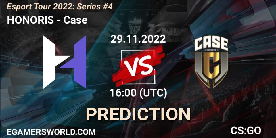 HONORIS vs Case: Betting TIp, Match Prediction. 29.11.22. CS2 (CS:GO), Esport Tour 2022: Series #4
