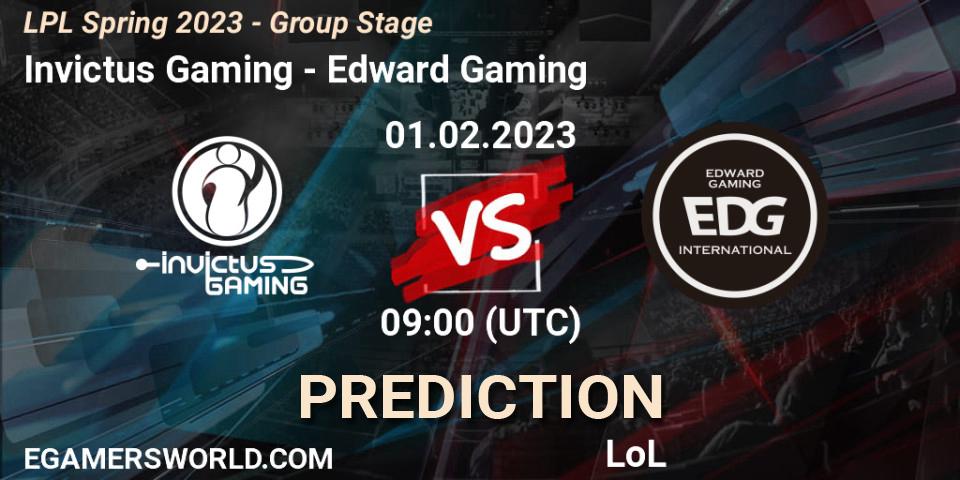 Invictus Gaming vs Edward Gaming: Betting TIp, Match Prediction. 01.02.23. LoL, LPL Spring 2023 - Group Stage