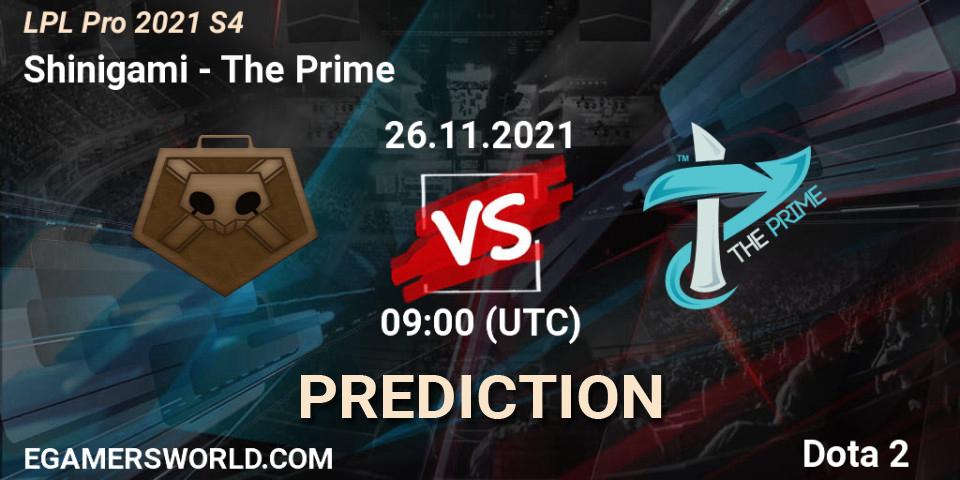 Shinigami vs The Prime: Betting TIp, Match Prediction. 26.11.21. Dota 2, LPL Pro 2021 S4