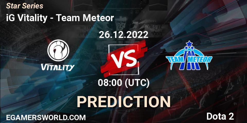 iG Vitality vs Team Meteor: Betting TIp, Match Prediction. 23.12.22. Dota 2, Star Series