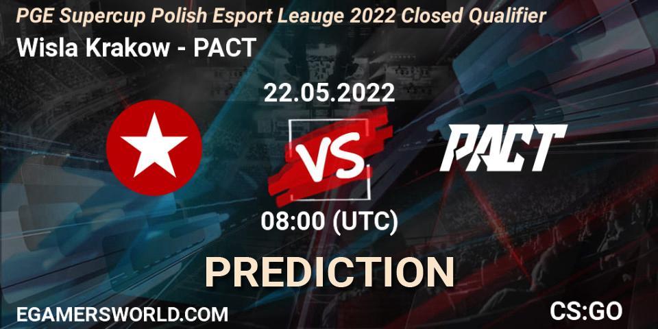 Wisla Krakow vs PACT: Betting TIp, Match Prediction. 22.05.22. CS2 (CS:GO), PGE Supercup Polish Esport Leauge 2022 Closed Qualifier