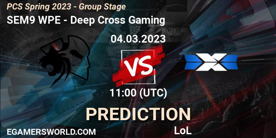 SEM9 WPE vs Deep Cross Gaming: Betting TIp, Match Prediction. 10.02.23. LoL, PCS Spring 2023 - Group Stage