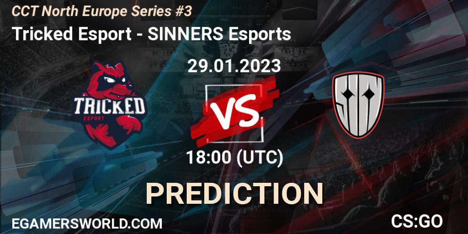Tricked Esport vs SINNERS Esports: Betting TIp, Match Prediction. 29.01.23. CS2 (CS:GO), CCT North Europe Series #3