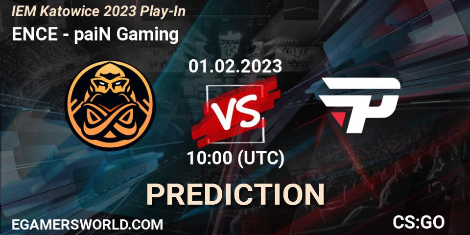 ENCE vs paiN Gaming: Betting TIp, Match Prediction. 01.02.23. CS2 (CS:GO), IEM Katowice 2023 Play-In