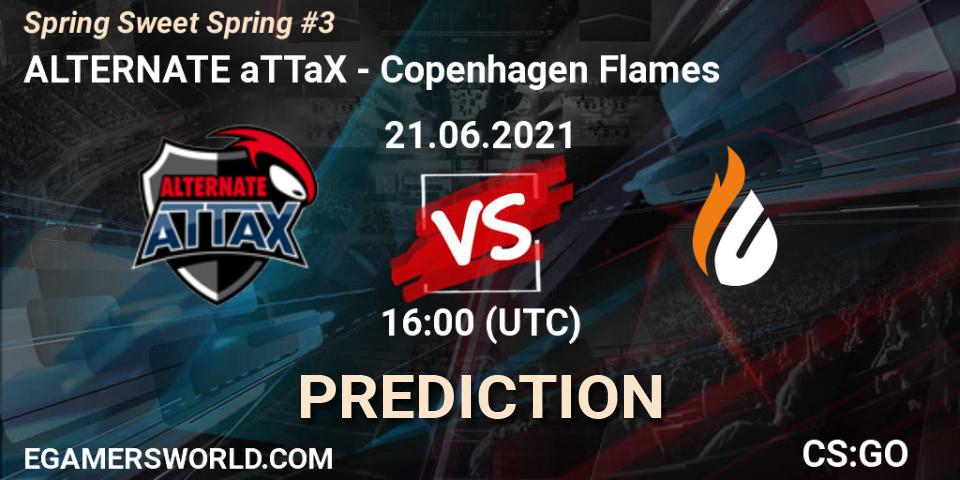 ALTERNATE aTTaX vs Copenhagen Flames: Betting TIp, Match Prediction. 21.06.21. CS2 (CS:GO), Spring Sweet Spring #3