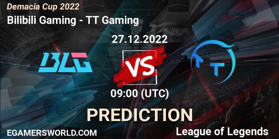 Bilibili Gaming vs TT Gaming: Betting TIp, Match Prediction. 27.12.22. LoL, Demacia Cup 2022
