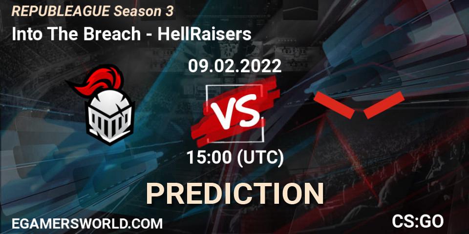 Into The Breach vs HellRaisers: Betting TIp, Match Prediction. 09.02.22. CS2 (CS:GO), REPUBLEAGUE Season 3 Europe Open Qualifier 1
