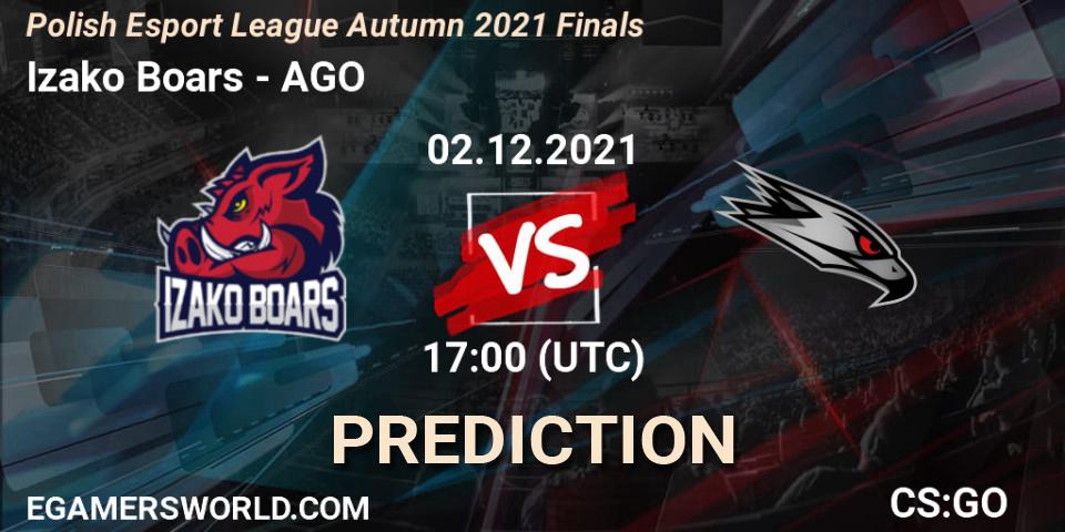 Izako Boars vs AGO: Betting TIp, Match Prediction. 02.12.21. CS2 (CS:GO), Polska Liga Esportowa Autumn 2021: Dywizja Mistrzowska