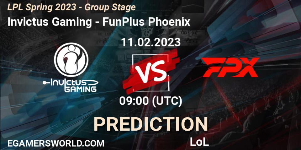Invictus Gaming vs FunPlus Phoenix: Betting TIp, Match Prediction. 11.02.23. LoL, LPL Spring 2023 - Group Stage