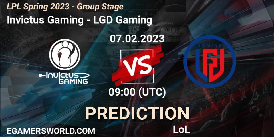 Invictus Gaming vs LGD Gaming: Betting TIp, Match Prediction. 07.02.23. LoL, LPL Spring 2023 - Group Stage