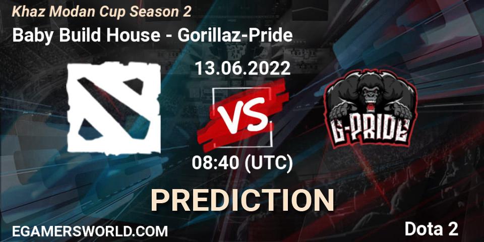 Baby Build House vs Gorillaz-Pride: Betting TIp, Match Prediction. 13.06.22. Dota 2, Khaz Modan Cup Season 2