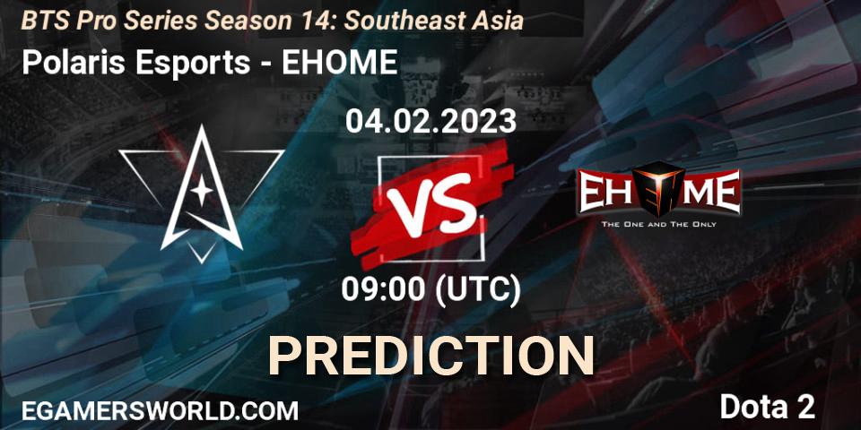 Polaris Esports vs EHOME: Betting TIp, Match Prediction. 07.02.23. Dota 2, BTS Pro Series Season 14: Southeast Asia