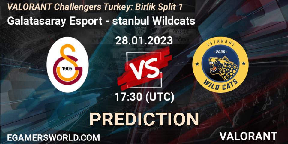 Galatasaray Esport vs İstanbul Wildcats: Betting TIp, Match Prediction. 28.01.23. VALORANT, VALORANT Challengers 2023 Turkey: Birlik Split 1