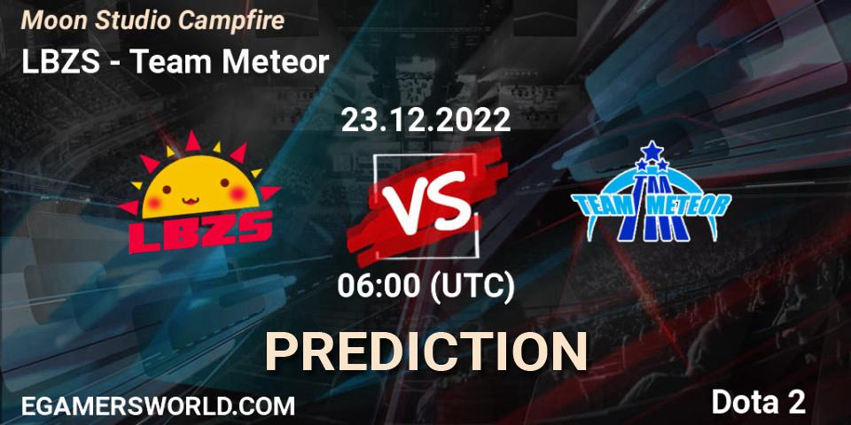LBZS vs Team Meteor: Betting TIp, Match Prediction. 23.12.22. Dota 2, Moon Studio Campfire