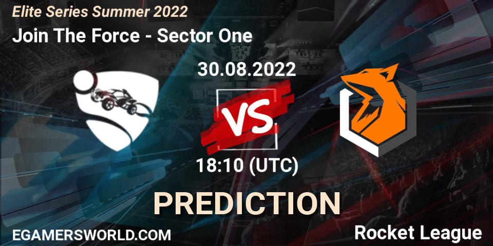 Join The Force vs Sector One: Betting TIp, Match Prediction. 30.08.22. Rocket League, Elite Series Summer 2022