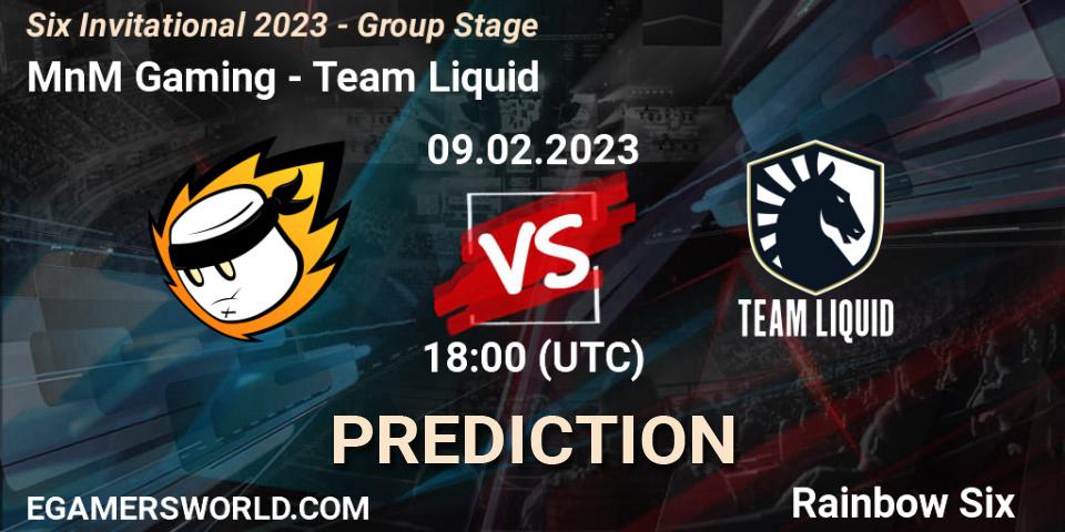 MnM Gaming vs Team Liquid: Betting TIp, Match Prediction. 09.02.23. Rainbow Six, Six Invitational 2023 - Group Stage