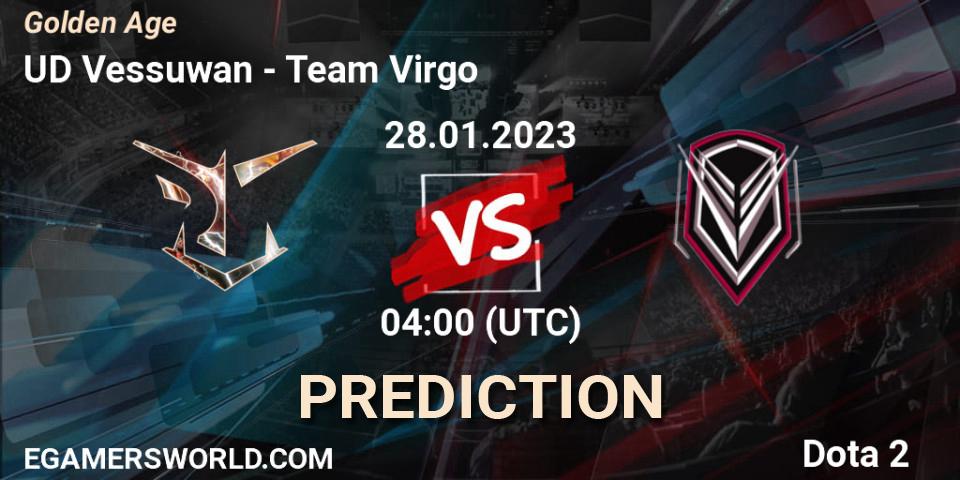 UD Vessuwan vs Team Virgo: Betting TIp, Match Prediction. 28.01.23. Dota 2, Golden Age