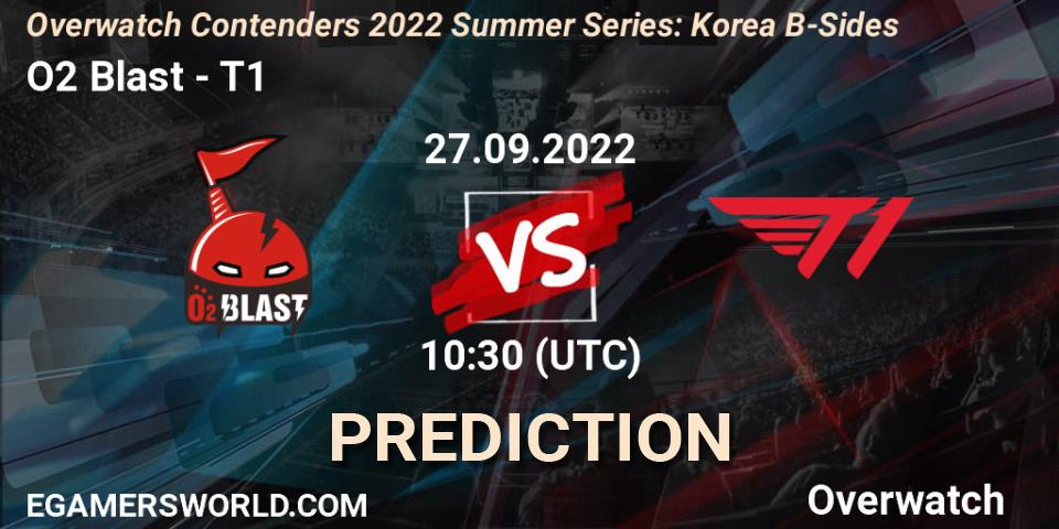 O2 Blast vs T1: Betting TIp, Match Prediction. 27.09.22. Overwatch, Overwatch Contenders 2022 Summer Series: Korea B-Sides