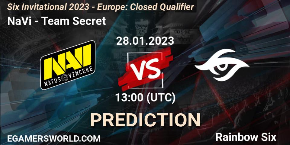 NaVi vs Team Secret: Betting TIp, Match Prediction. 28.01.23. Rainbow Six, Six Invitational 2023 - Europe: Closed Qualifier