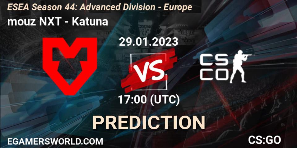 mouz NXT vs Katuna: Betting TIp, Match Prediction. 02.03.23. CS2 (CS:GO), ESEA Season 44: Advanced Division - Europe