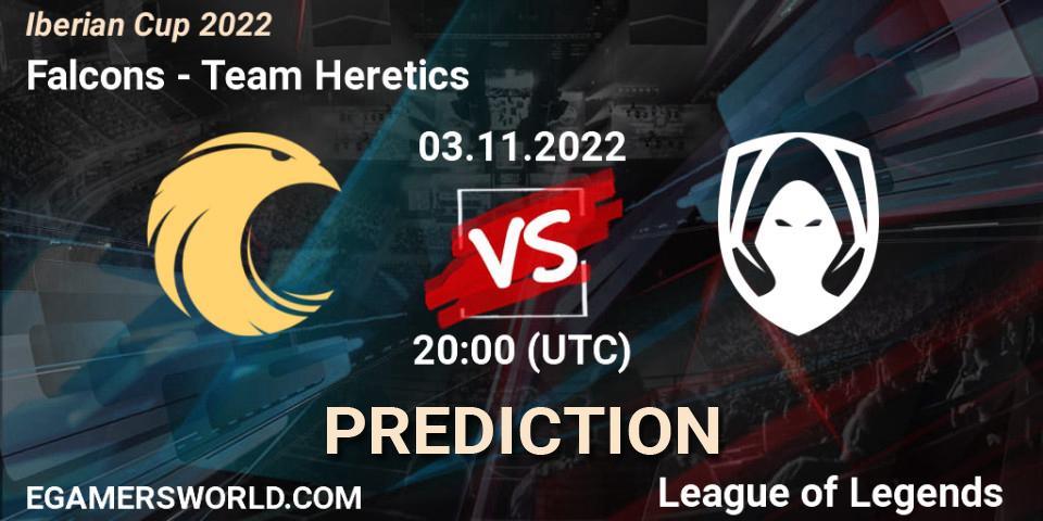 Falcons vs Team Heretics: Betting TIp, Match Prediction. 02.11.22. LoL, Iberian Cup 2022