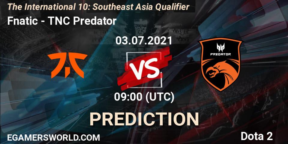 Fnatic vs TNC Predator: Betting TIp, Match Prediction. 03.07.21. Dota 2, The International 10: Southeast Asia Qualifier