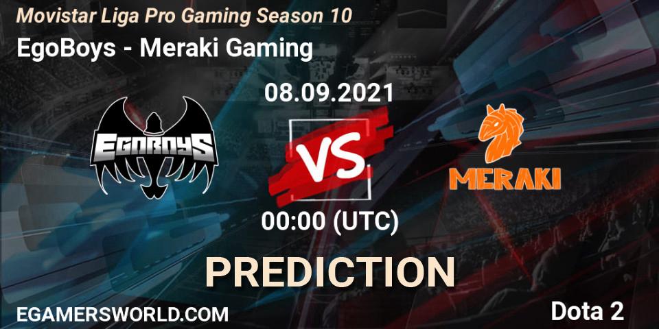 EgoBoys vs Meraki Gaming: Betting TIp, Match Prediction. 08.09.21. Dota 2, Movistar Liga Pro Gaming Season 10