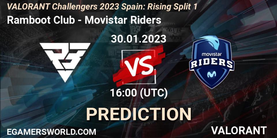 Ramboot Club vs Movistar Riders: Betting TIp, Match Prediction. 30.01.23. VALORANT, VALORANT Challengers 2023 Spain: Rising Split 1