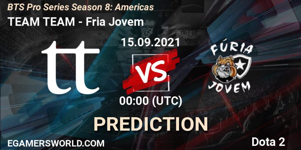 TEAM TEAM vs FG: Betting TIp, Match Prediction. 15.09.21. Dota 2, BTS Pro Series Season 8: Americas