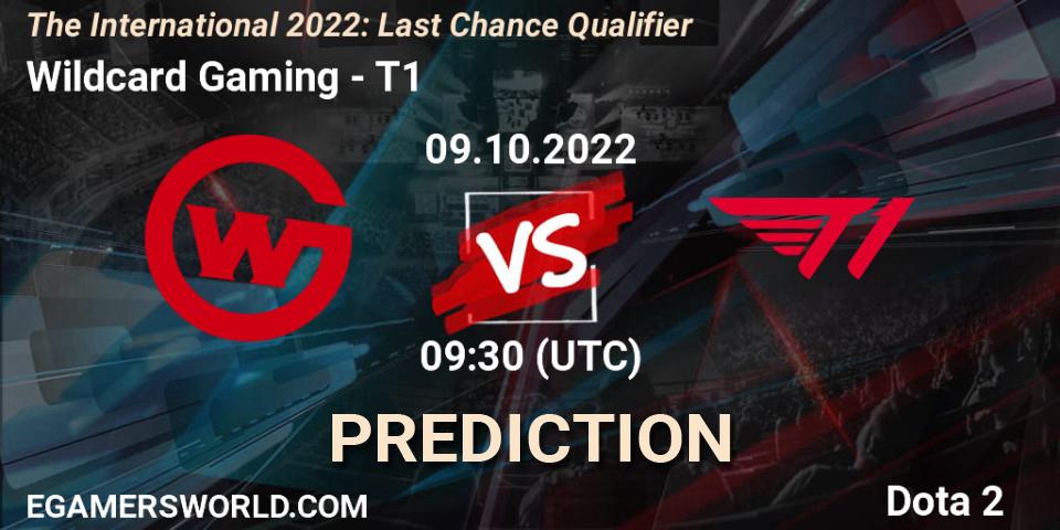 Wildcard Gaming vs T1: Betting TIp, Match Prediction. 09.10.22. Dota 2, The International 2022: Last Chance Qualifier