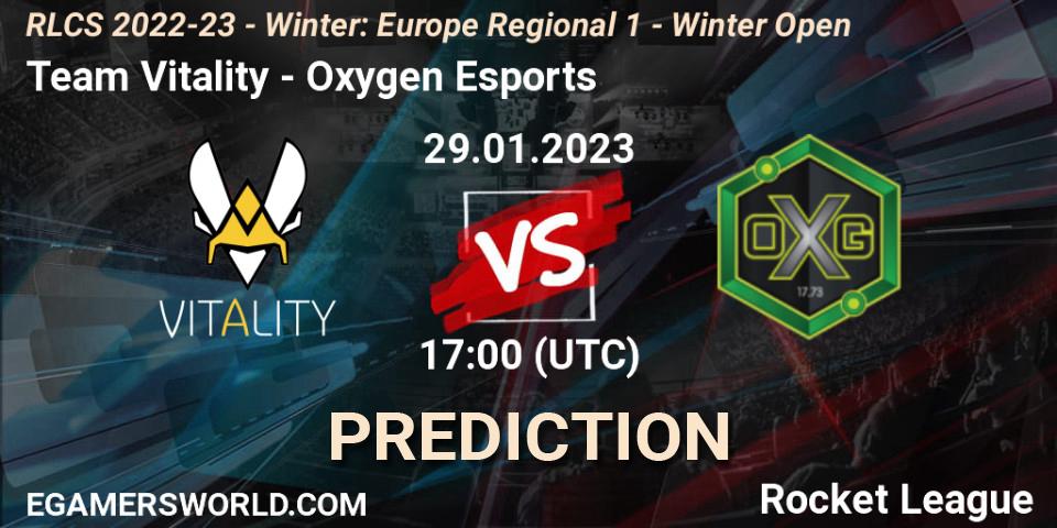 Team Vitality vs Oxygen Esports: Betting TIp, Match Prediction. 29.01.23. Rocket League, RLCS 2022-23 - Winter: Europe Regional 1 - Winter Open