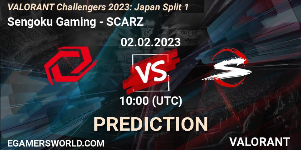 Sengoku Gaming vs SCARZ: Betting TIp, Match Prediction. 02.02.23. VALORANT, VALORANT Challengers 2023: Japan Split 1