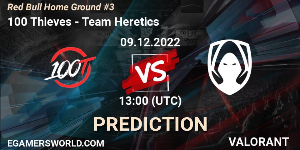 100 Thieves vs Team Heretics: Betting TIp, Match Prediction. 09.12.22. VALORANT, Red Bull Home Ground #3