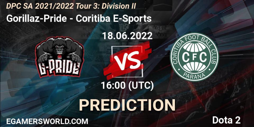 Gorillaz-Pride vs Coritiba E-Sports: Betting TIp, Match Prediction. 18.06.22. Dota 2, DPC SA 2021/2022 Tour 3: Division II