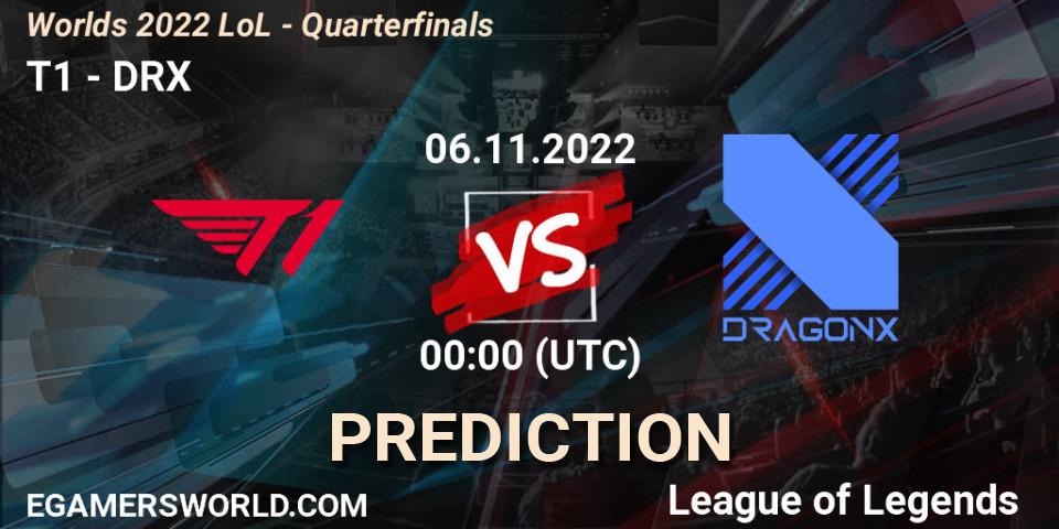 T1 vs DRX: Betting TIp, Match Prediction. 06.11.22. LoL, Worlds 2022 LoL - Finals