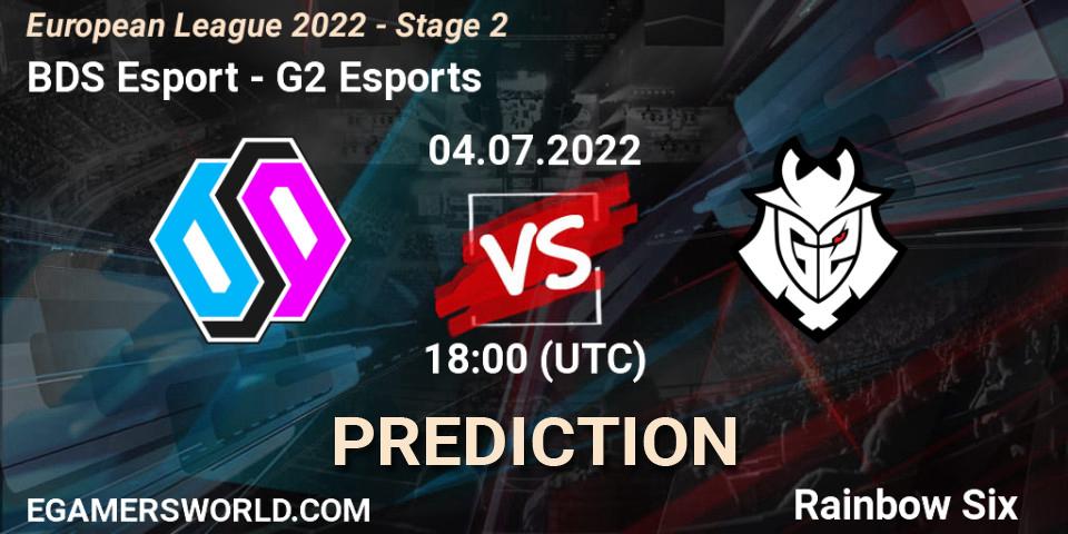 BDS Esport vs G2 Esports: Betting TIp, Match Prediction. 04.07.22. Rainbow Six, European League 2022 - Stage 2