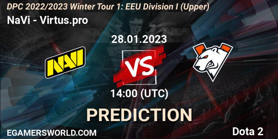NaVi vs Virtus.pro: Betting TIp, Match Prediction. 28.01.23. Dota 2, DPC 2022/2023 Winter Tour 1: EEU Division I (Upper)