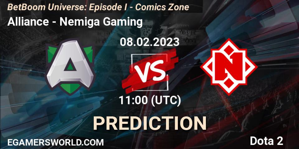 Alliance vs Nemiga Gaming: Betting TIp, Match Prediction. 08.02.23. Dota 2, BetBoom Universe: Episode I - Comics Zone