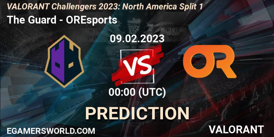 The Guard vs OREsports: Betting TIp, Match Prediction. 09.02.23. VALORANT, VALORANT Challengers 2023: North America Split 1