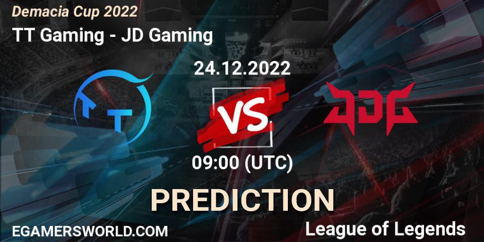 TT Gaming vs JD Gaming: Betting TIp, Match Prediction. 24.12.22. LoL, Demacia Cup 2022
