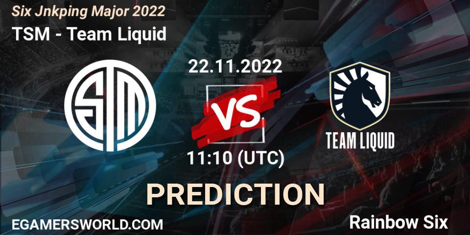 TSM vs Team Liquid: Betting TIp, Match Prediction. 23.11.22. Rainbow Six, Six Jönköping Major 2022