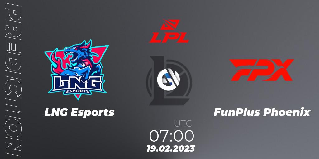 LNG Esports vs FunPlus Phoenix: Betting TIp, Match Prediction. 19.02.23. LoL, LPL Spring 2023 - Group Stage