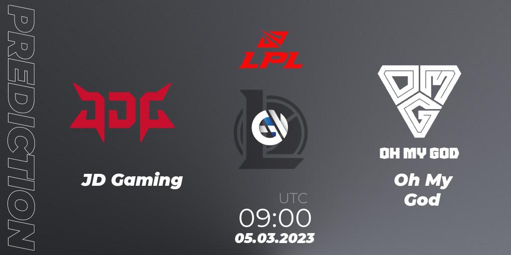 JD Gaming vs Oh My God: Betting TIp, Match Prediction. 05.03.23. LoL, LPL Spring 2023 - Group Stage
