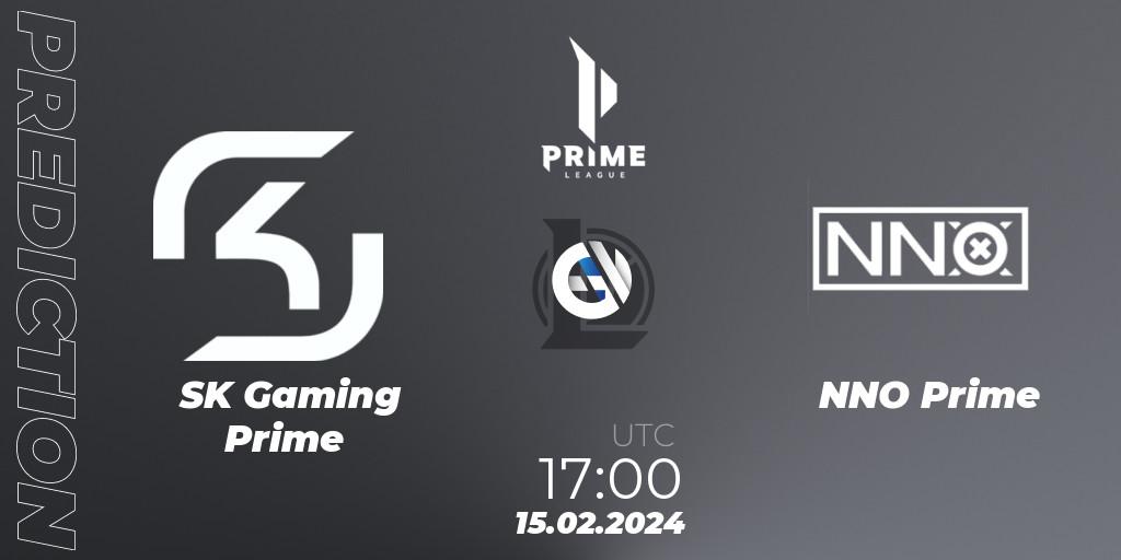 SK Gaming Prime vs NNO Prime: Betting TIp, Match Prediction. 15.02.24. LoL, Prime League Spring 2024 - Group Stage